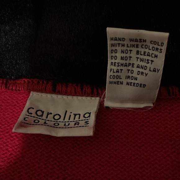Carolina colours red faux fur sweater - Picture 4 of 7